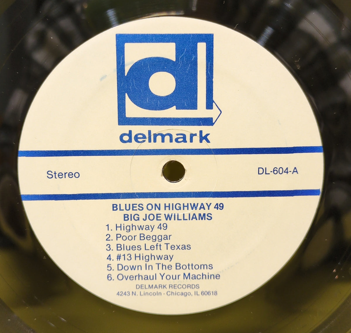 Big Joe Williams - Blues On Highway 49 - DL-604 Used - EX - Vinyl - Reissue