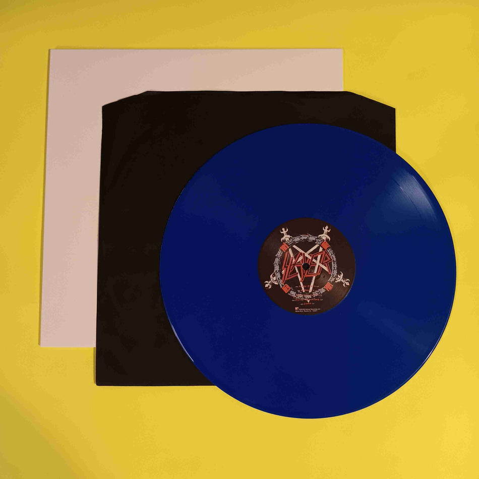 Slayer - Christ Illusion (Germany Blue Unofficial Release) - 2024 - 44300-1 Used - EX - Vinyl