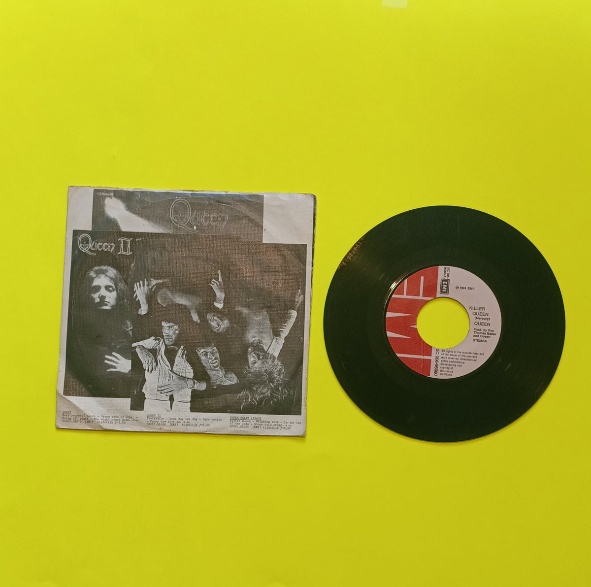 Queen - Killer Queen / Flick of the Wrist (Netherlands 7") - 1974 - 5C 006-96 060 Used - VG - Vinyl