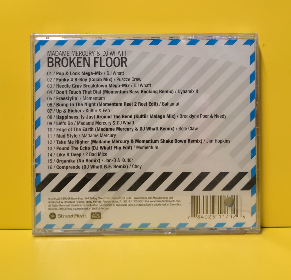 Madame Mercury & DJ Whatt - Broken Floor  - 2004 - STR-CD-1173 New - Sealed - CDs