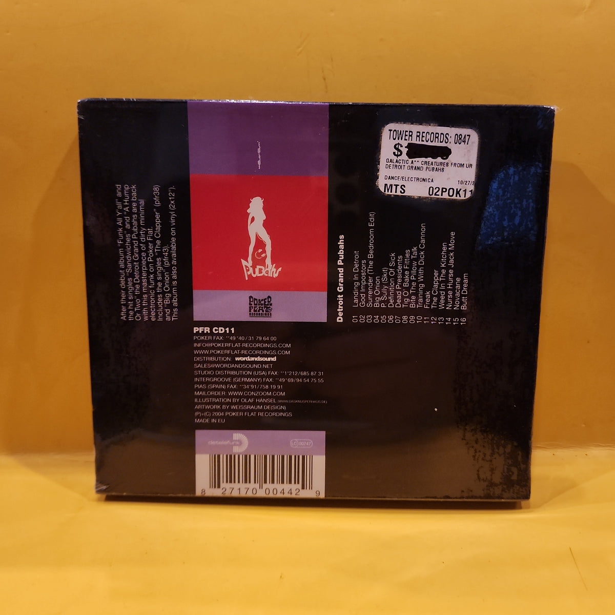 Detroit Grand Pubahs - Galactic Ass Creatures From Uranus - 2004 - PFR CD11 New - Sealed - CDs
