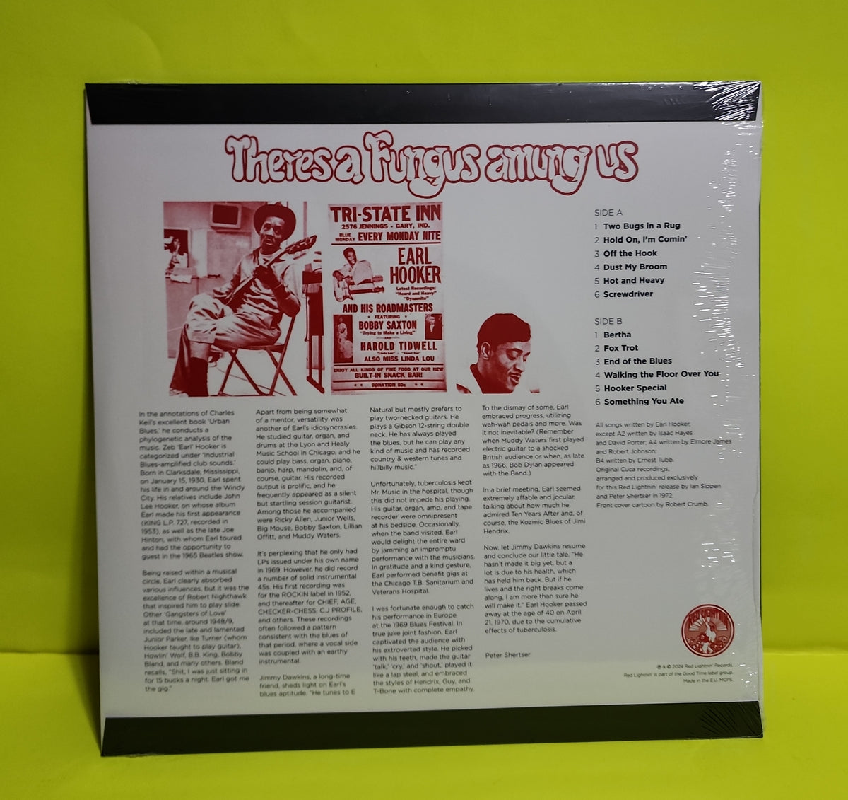 Earl Hooker - There’s A Fungus Amung Us - 2024 - RL009R New - Sealed - Vinyl