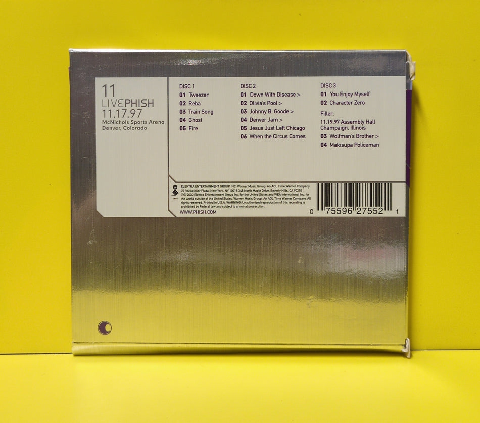 Phish - LivePhish 11 (11.17.97 McNichols Sports Arena, Denver, Colorado) - 2002 - 62755-2 Used - VG++ - 3xCD Set