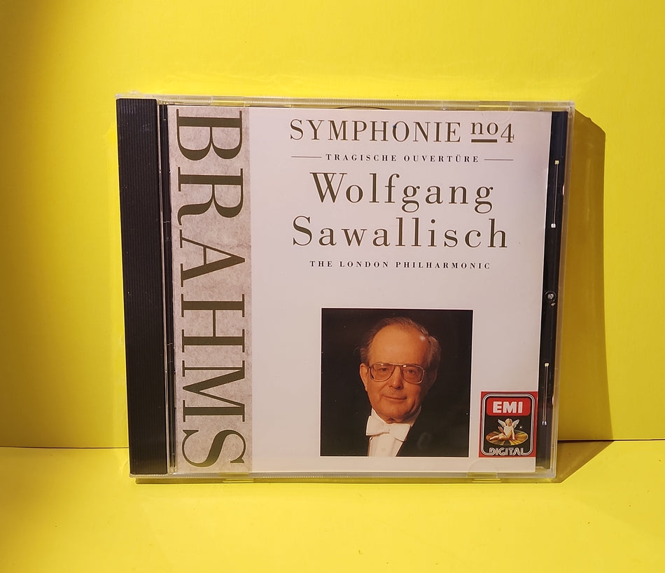 Johannes Brahms, The London Philharmonic, Wolfgang Sawallisch - Symphony No. 4 In E Minor, Op. 68 / Tragic Overture, Op. 81 - 1990 - CDC 7 54060 0 New - Sealed - CDs