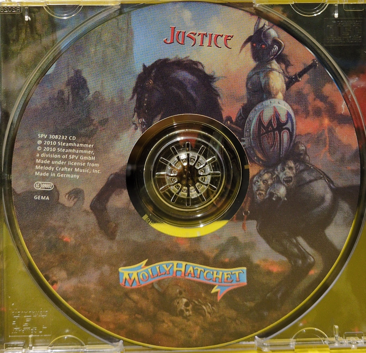 Molly Hatchet - Justice - 2010 - SPV 308232 CD Used - VG++ - CDs