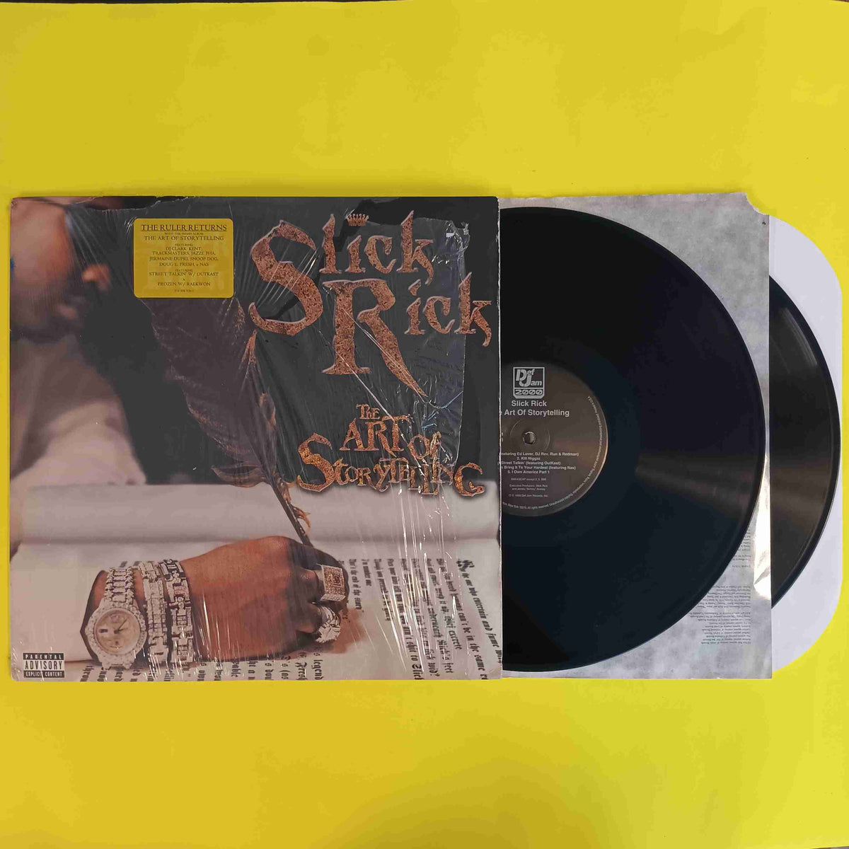 Slick Rick - The Art Of Storytelling w. Shrink - 1999 - 314 558 936-1 Used - VG+ - Vinyl