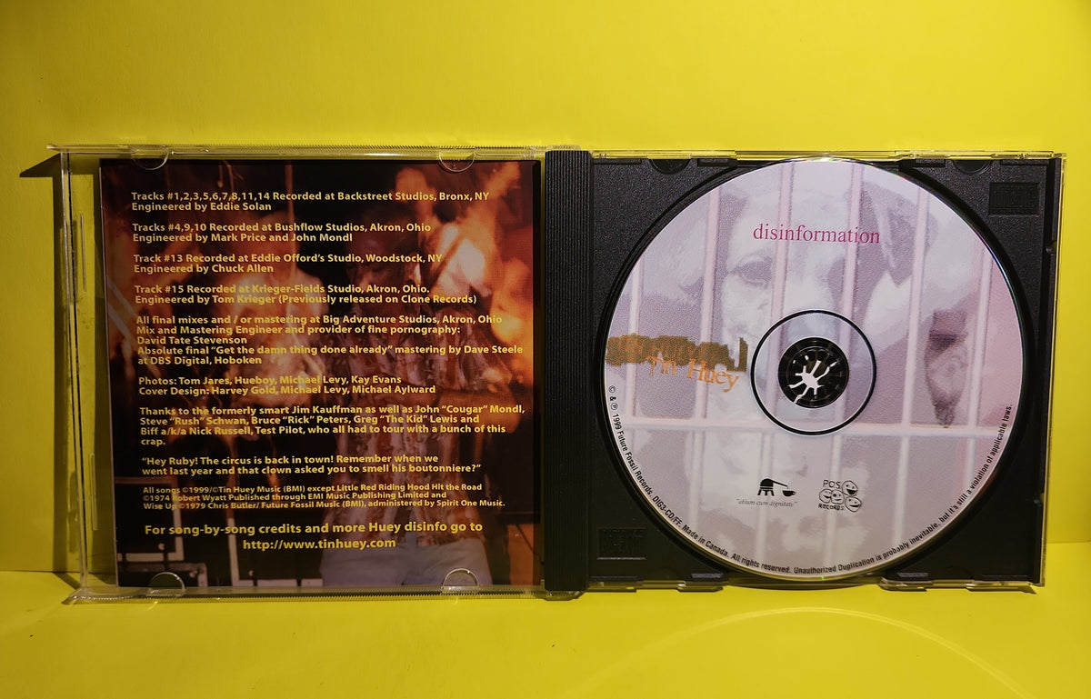Tin Huey - Disinformation - 1999 - DIG3-CD/FF Used - VG++ - CDs