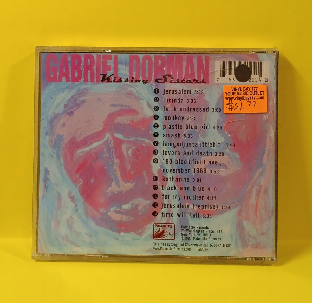 Gabriel Dorman - Kissing Sisters - 1997 - PM 2024 New - Sealed - CDs