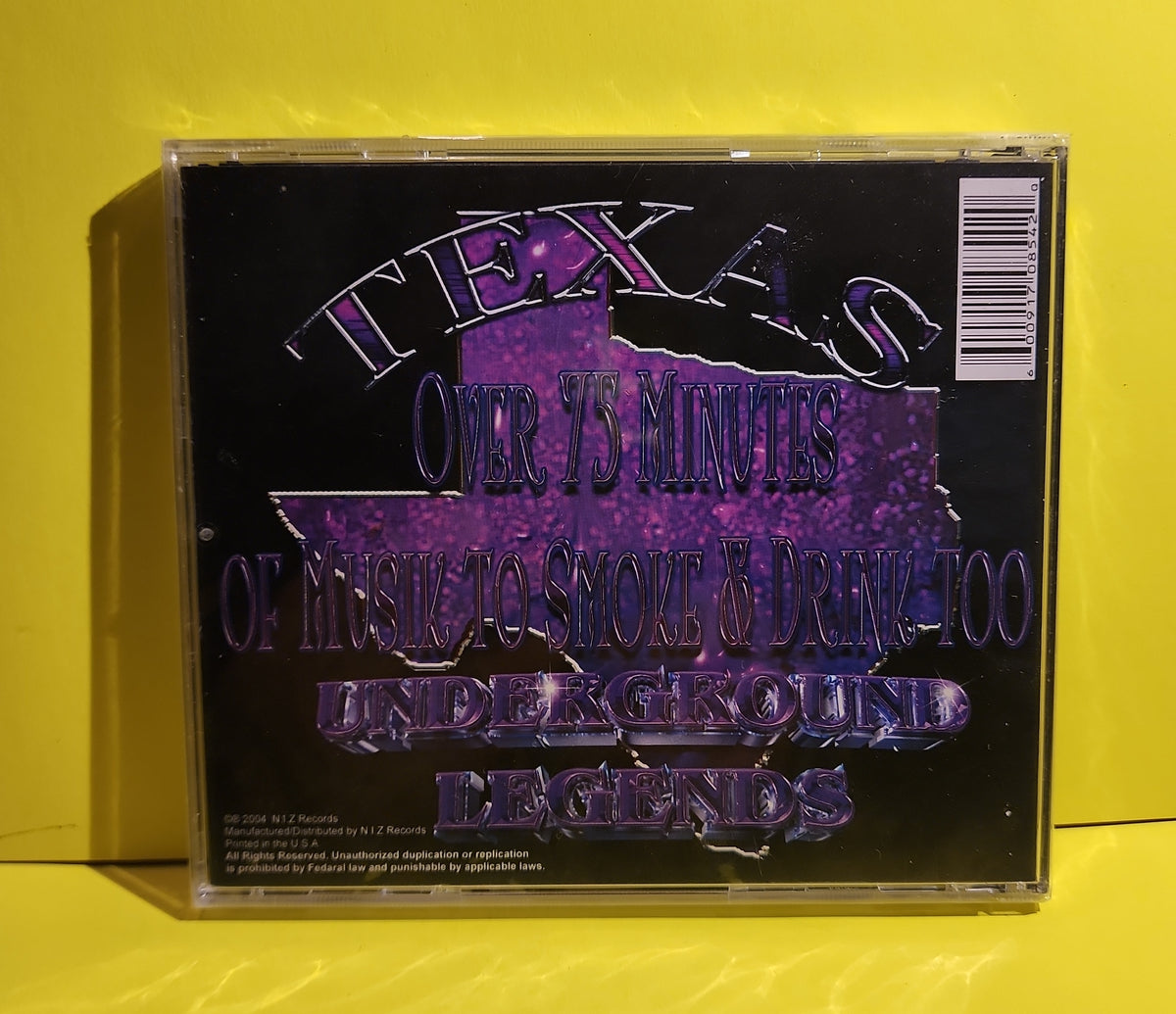 Various  - Texas Underground Legend  - 2004 - New - Sealed - CDs
