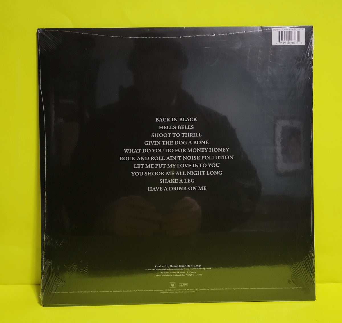 AC/DC - Back In Black - 2003 - E 80207 New - Sealed - Vinyl