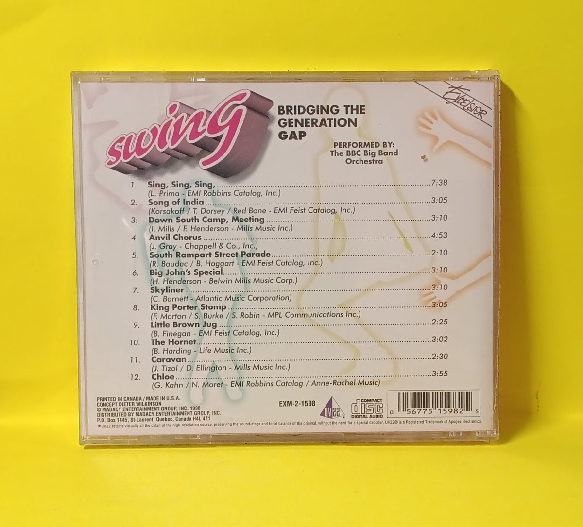 BBC Big Band Orchestra - Bridging the Generation Gap - EXM-2-1598 New - Sealed - CDs