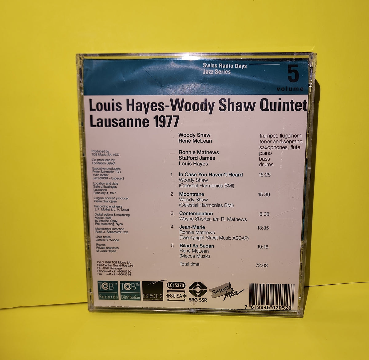 Louis Hayes - Woody Shaw Quintet - 1997 - TCB 02052 Used - EX - CDs