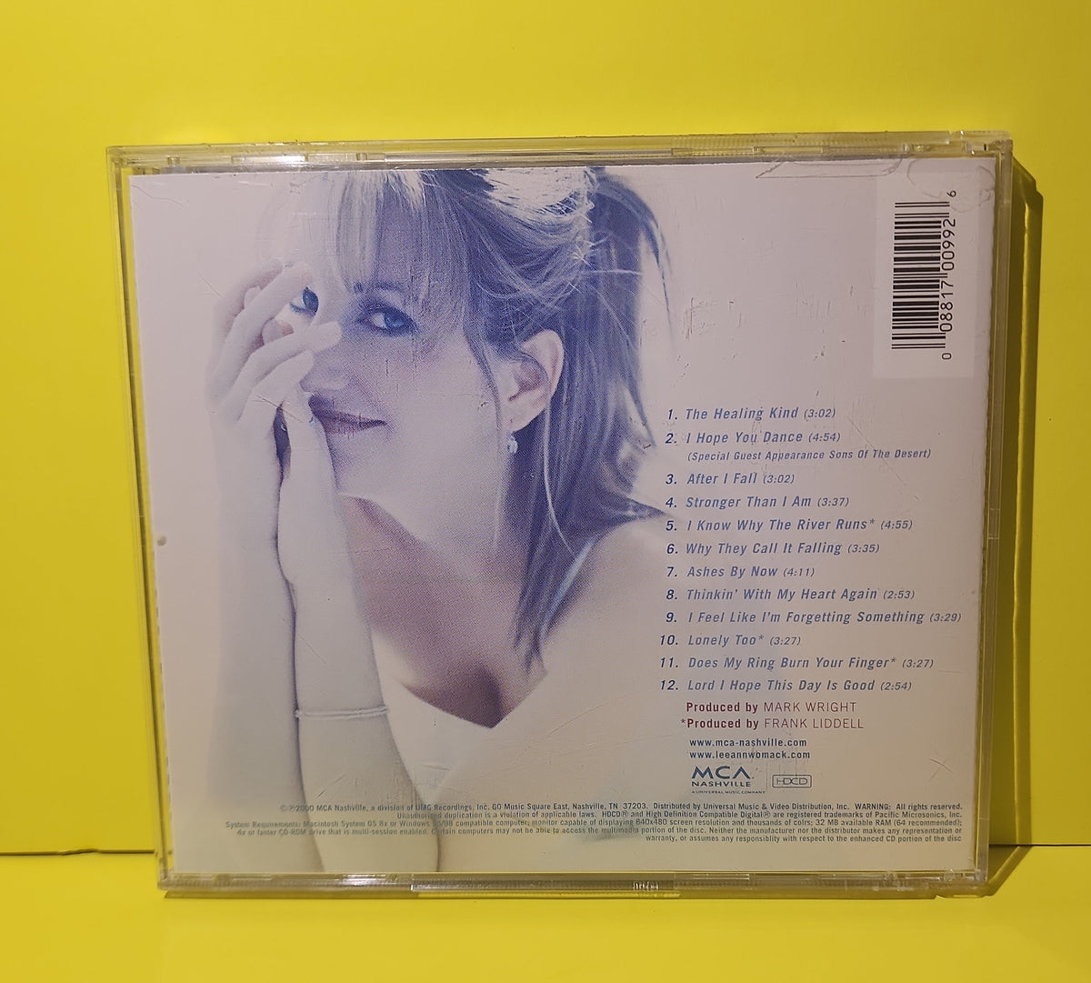 Lee Ann Womack - I Hope You Dance / Autographed  - 2000 - 088 170 099-2 Used - EX - CDs