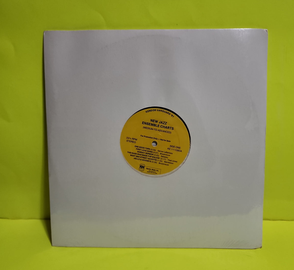 The Thad Eclipse  - Kendor Vanguard '81: New Jazz Charts / with book. - 1981 - KE 111080 New - Sealed - Vinyl