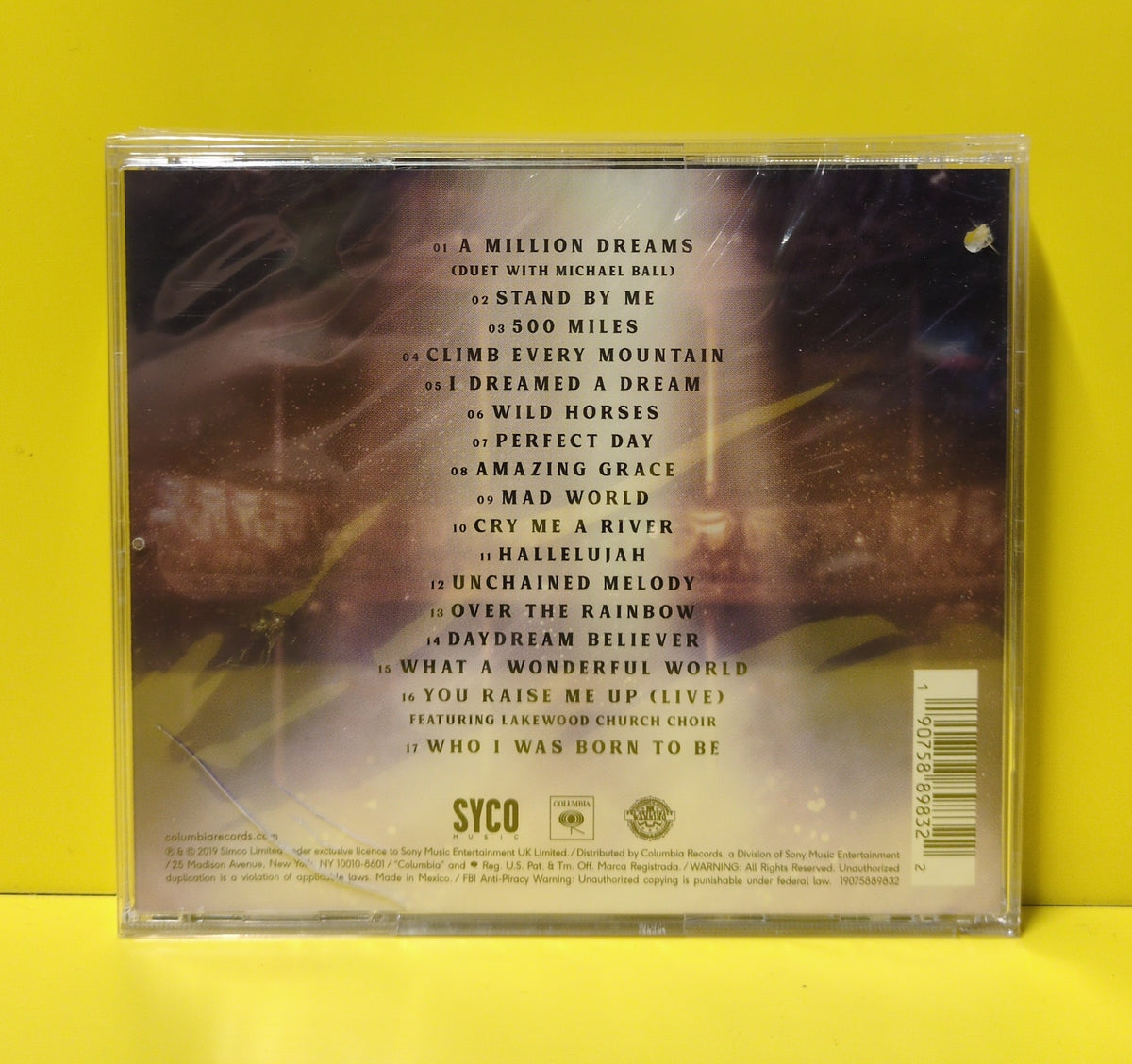 Susan Boyle - Ten - 2019 - 190758898322 New - Sealed - CDs