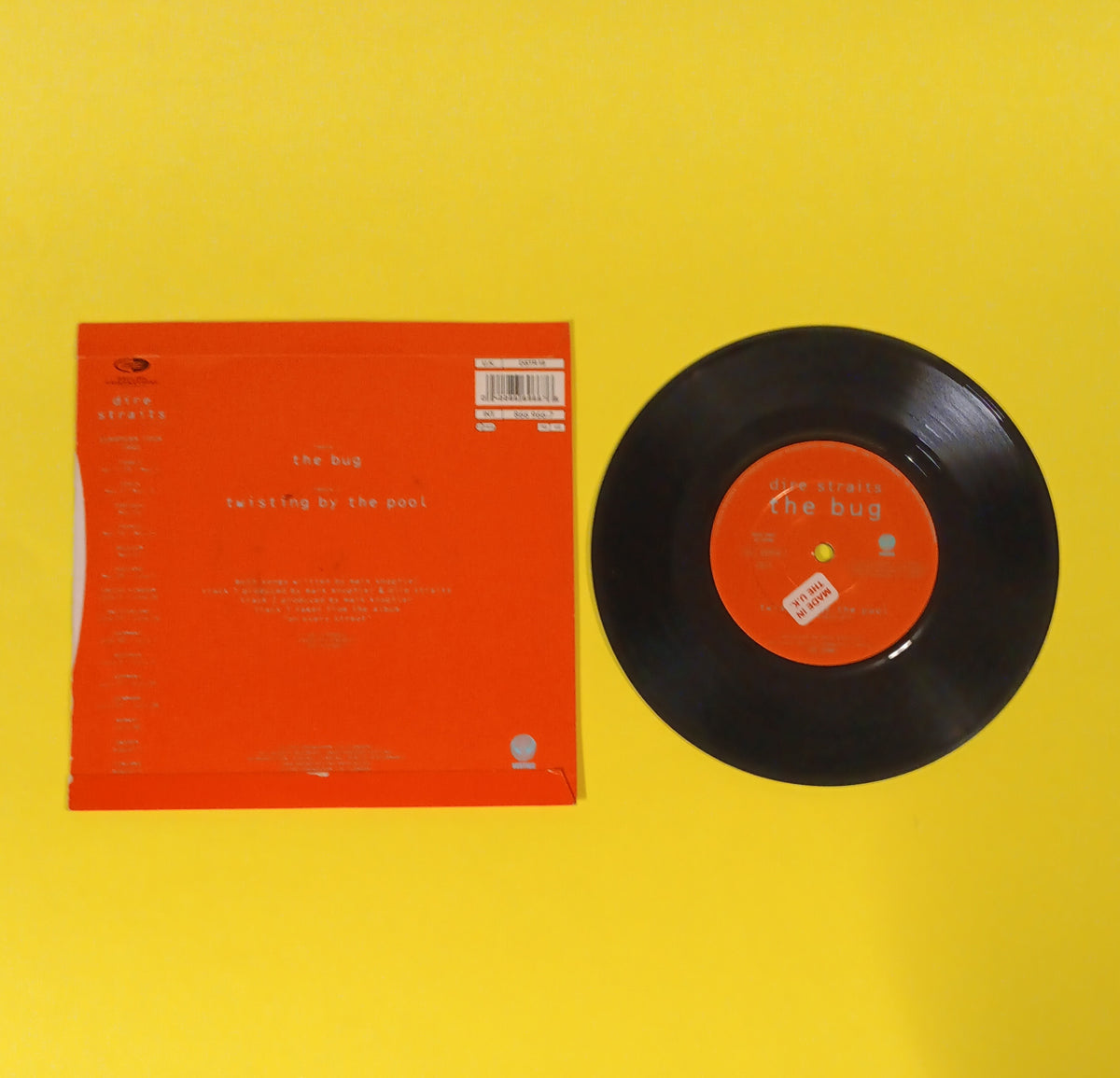 Dire Straits - The Bug / Twisting By the Pool (UK 7") - 1992 - DSTR 19 Used - VG+ - Vinyl