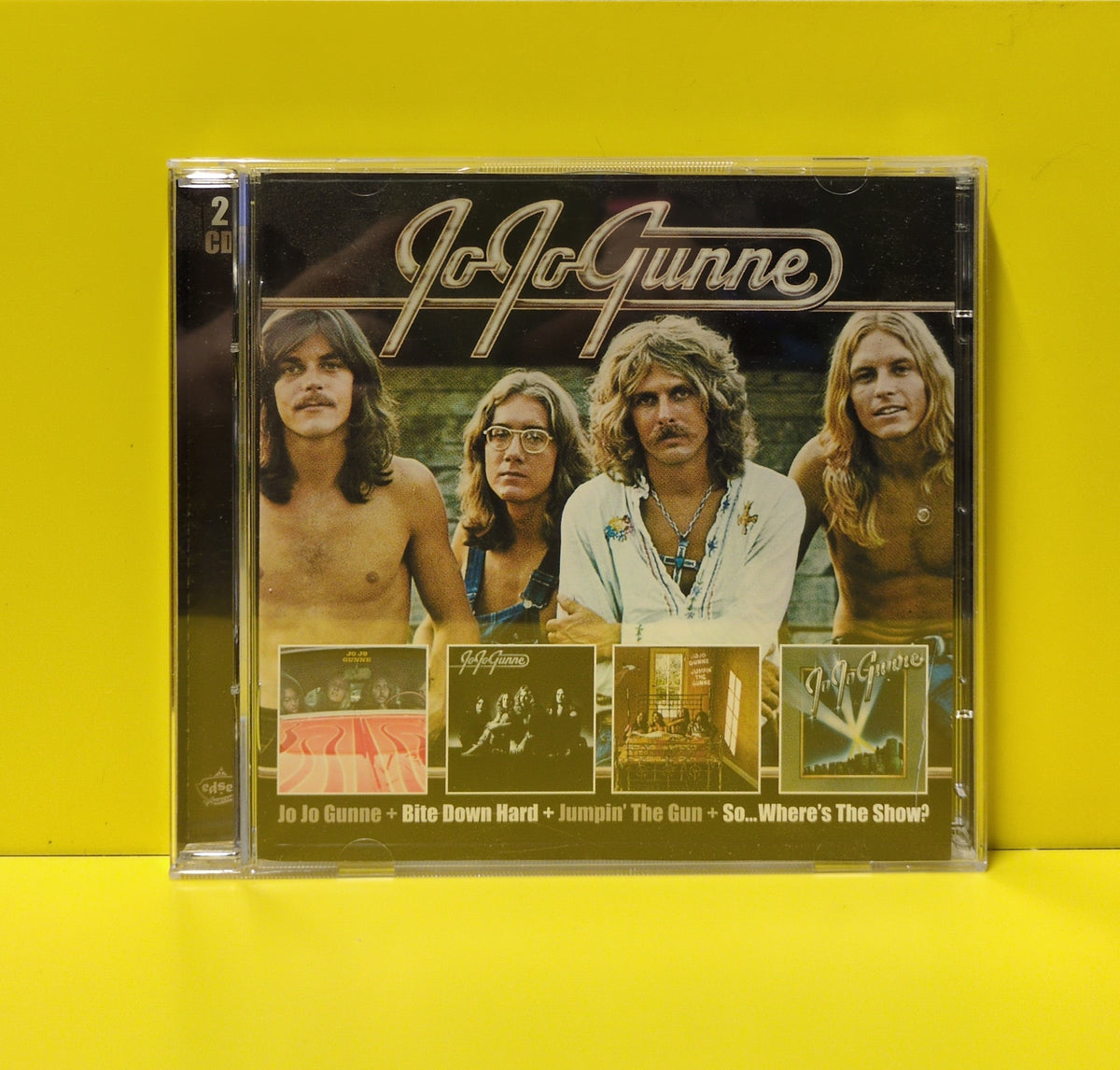 Jo Jo Gunne - Jo Jo Gunne + Bite Down Hard + Jumpin' The Gun + So ... Where's The Show? - 2011 - EDSD2114 Used - VG++ - 2xCD