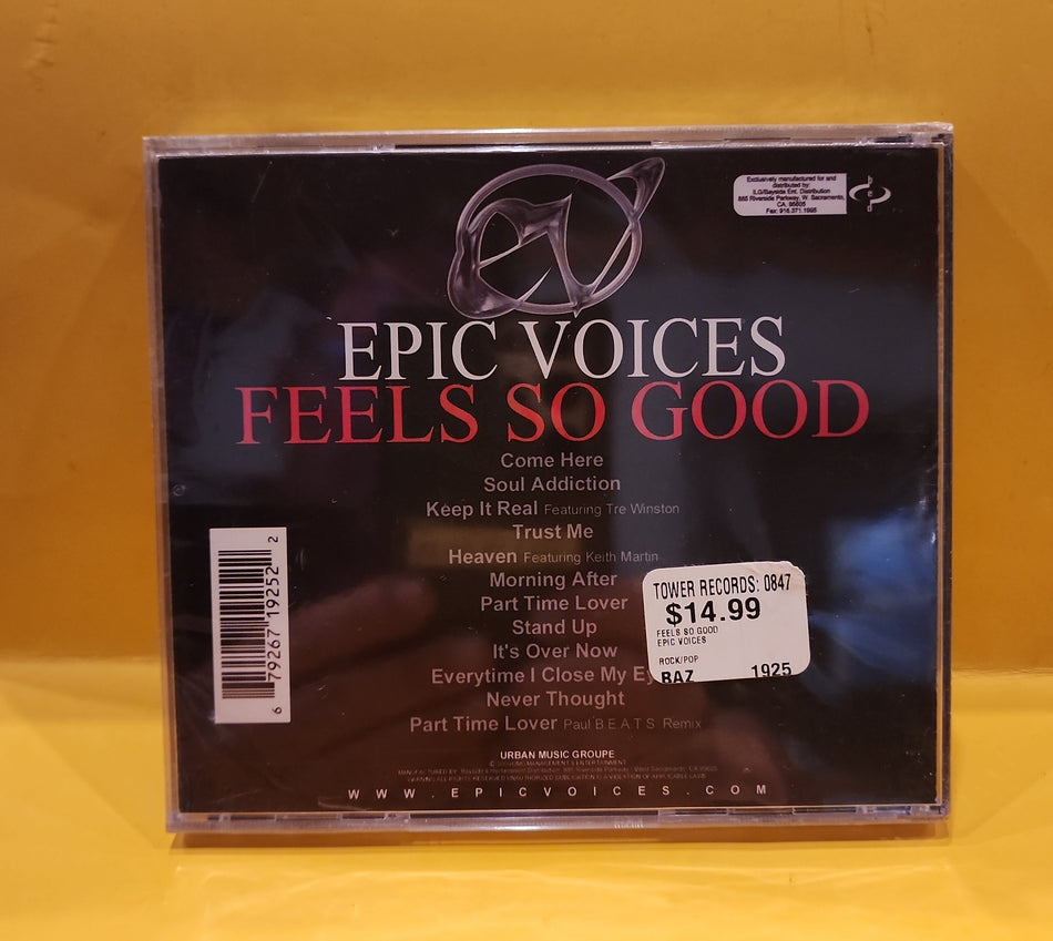 Epic Voices - Feels So Good - 2000 - 679267192522 New - Sealed - CDs