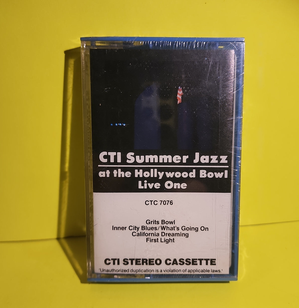 CTI All-Stars - CTI Summer Jazz At The Hollywood Bowl Live One - 1977 - CTI 7076 New - Sealed - Cassettes