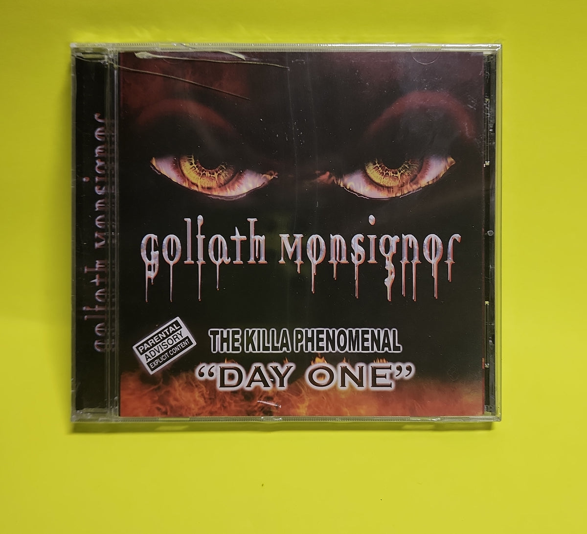 Goliath Monsignor - The Killa Phenomenal "Day One" - 2004 - 0843225612 New - Sealed - CDs