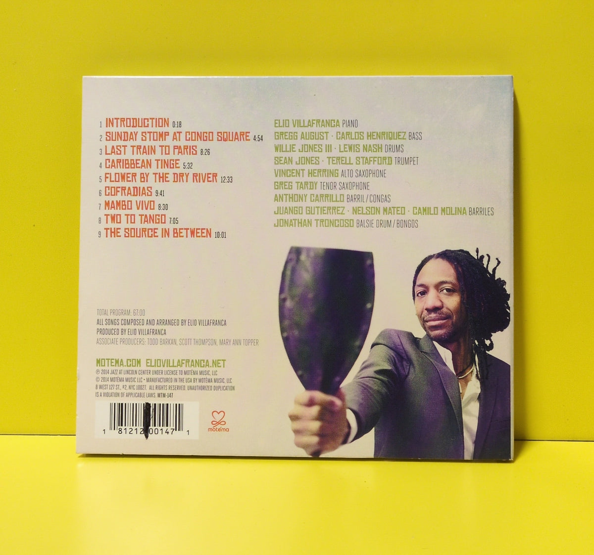 Elio Villafranca And The Jass Syncopators - Caribbean Tinge - 2014 - MTM-147 Used - NM - CDs