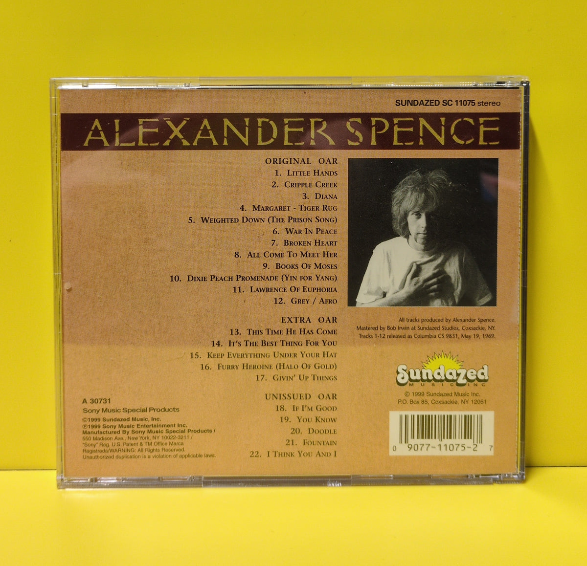 Alexander Spence - Oar - 1999 - SC 11075 Used - NM - CDs - Reissue - Remastered