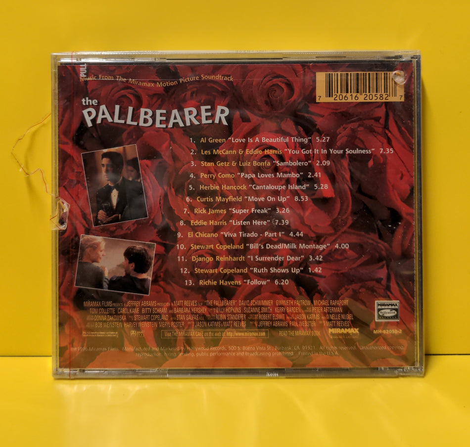 Various - The Pallbearer  (Music From The Miramax Motion Picture Soundtrack) - 1996 - MH-62058-2 New - Sealed - CDs