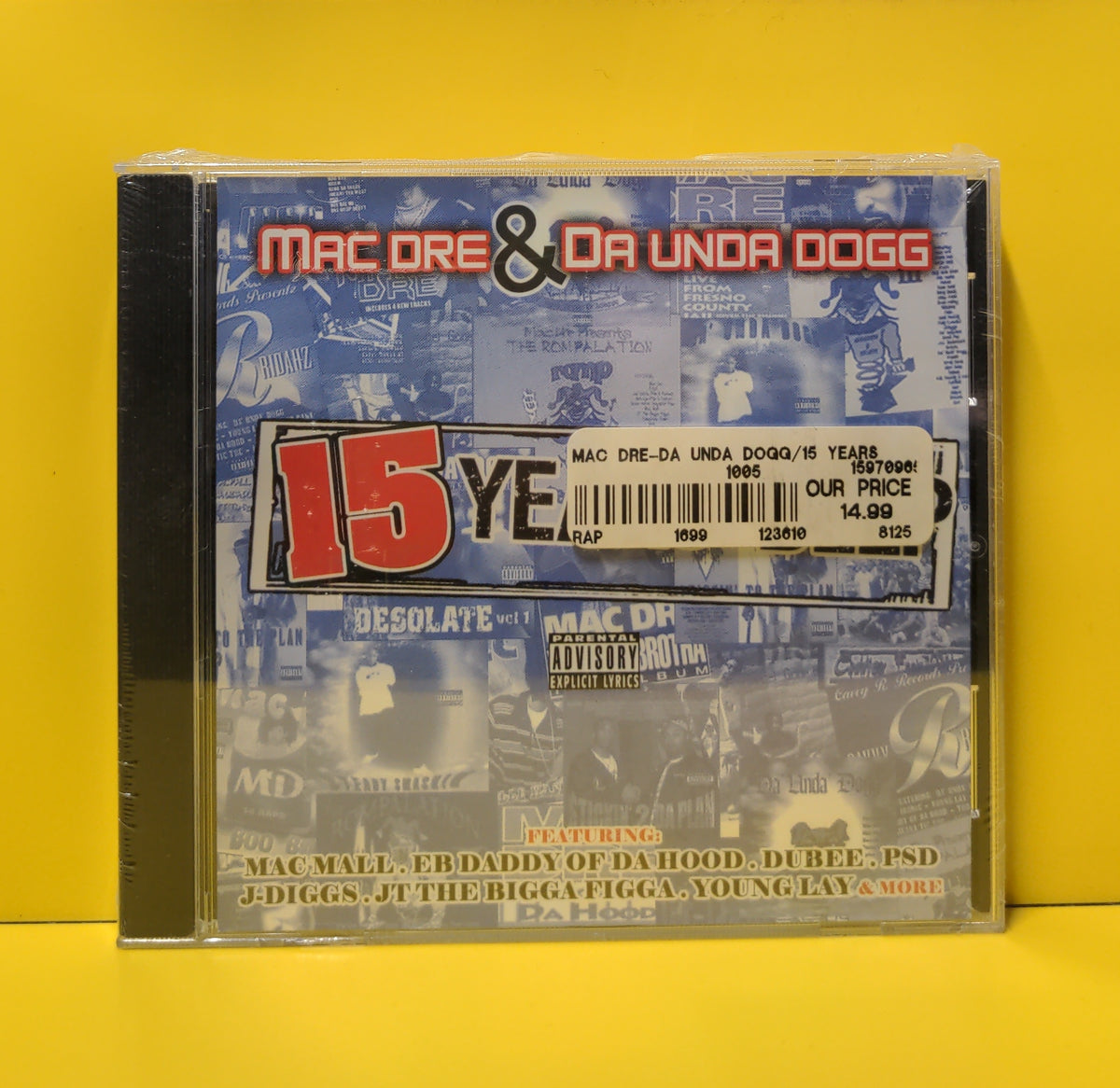 Mac Dre, Coolio Da Unda Dogg - 15 Years Deep - 2005 - THN 1071 New - Sealed - CDs