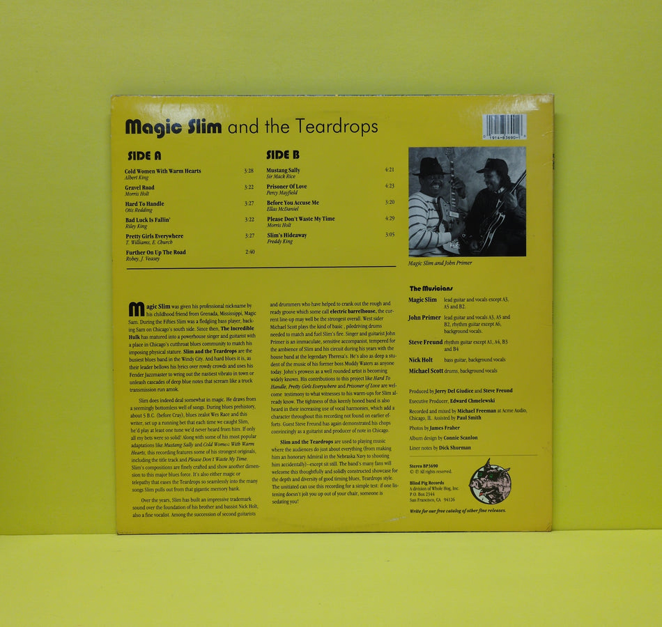 Magic Slim And The Teardrops - Gravel Road - 1990 - BP 3690 Used - EX - Vinyl
