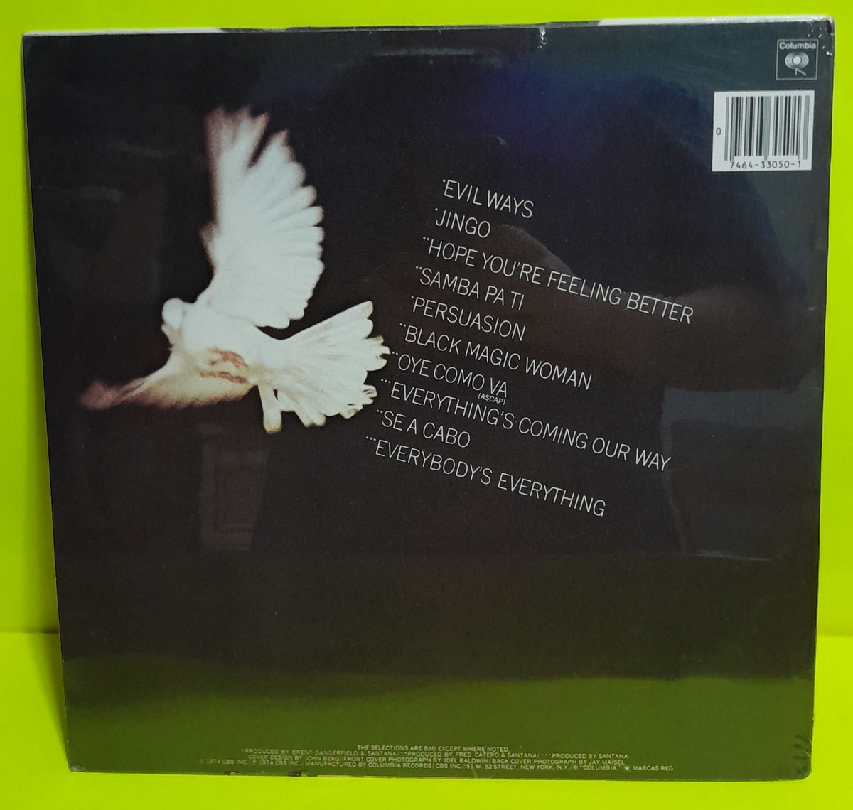 Santana - Santana's Greatest Hits - 1974 - JC 33050 New - Sealed - Vinyl