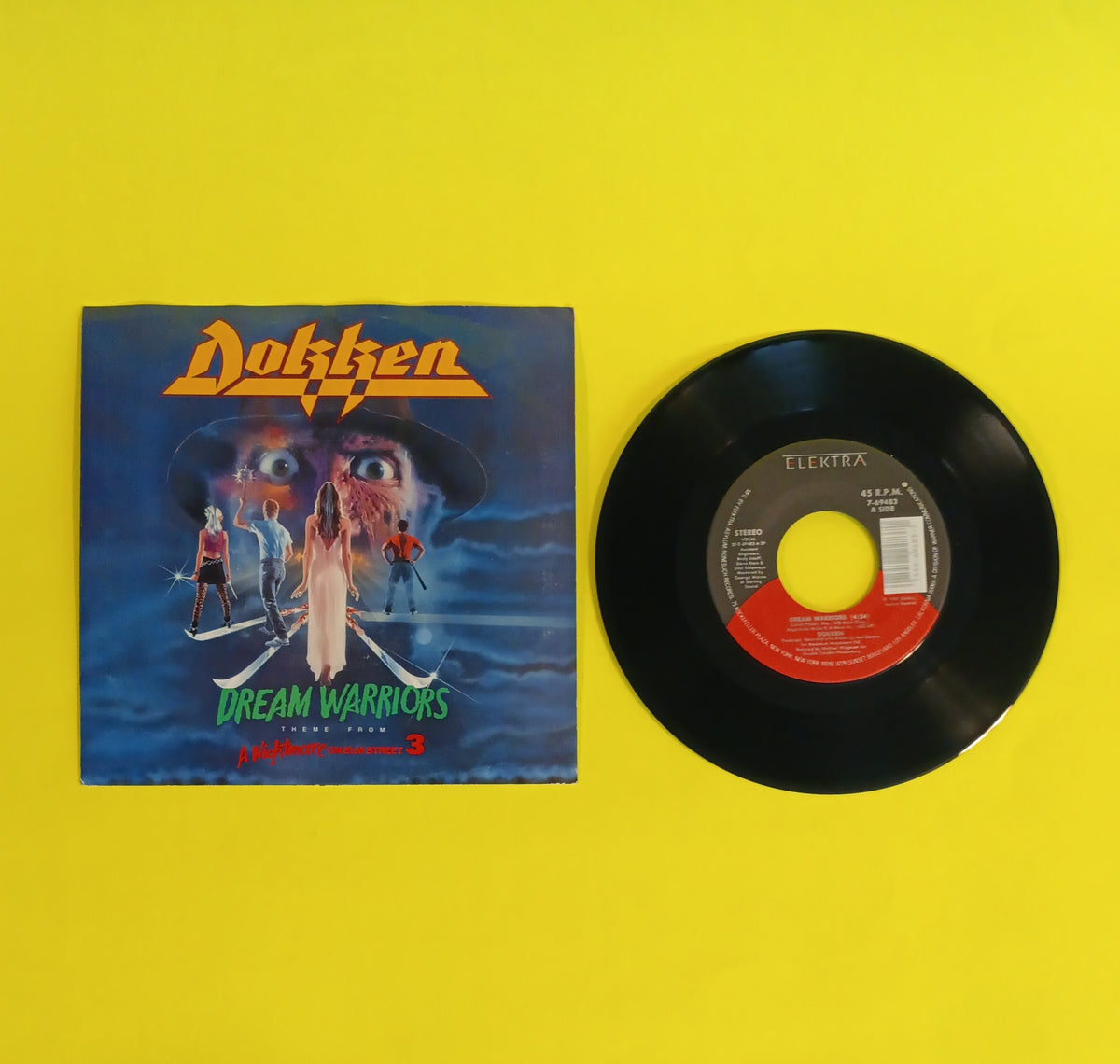 Dokken - Dream Warriors 7" - 1987 - 7-69483 Used - EX - Vinyl