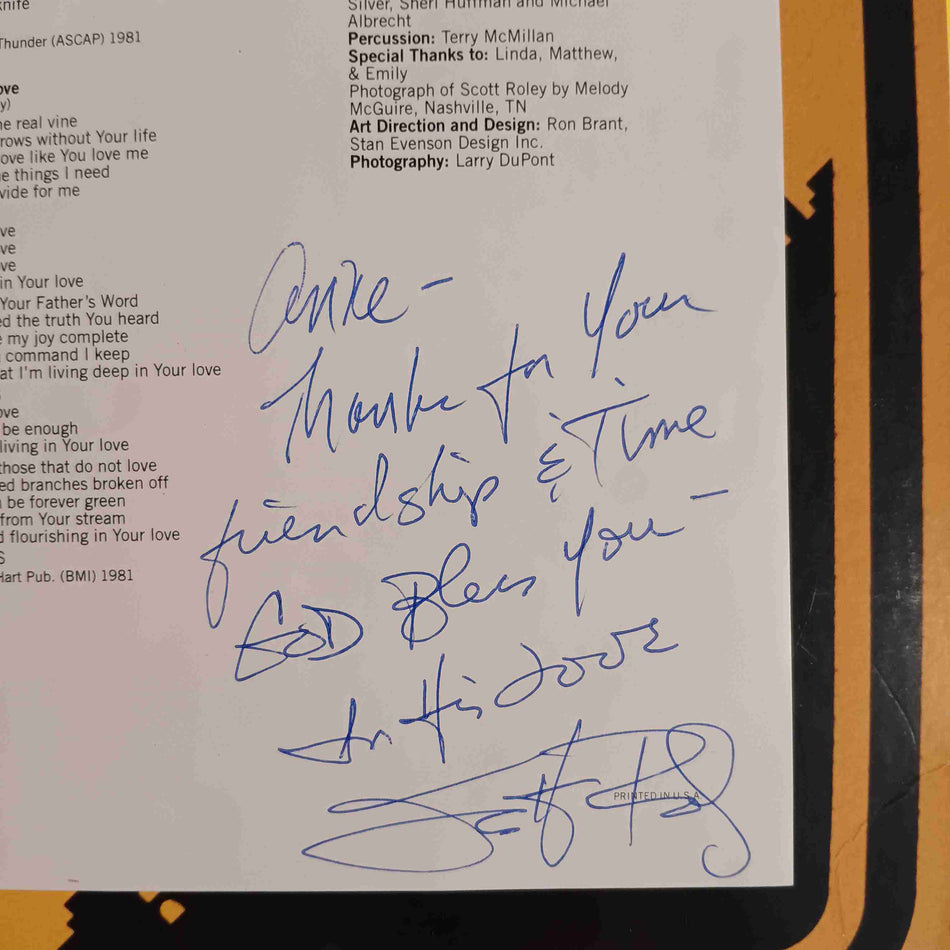 City Limits / Scott Roley - Self Titled AUTOGRAPHED - 1981 - ND3008 Used - VG++ - Vinyl