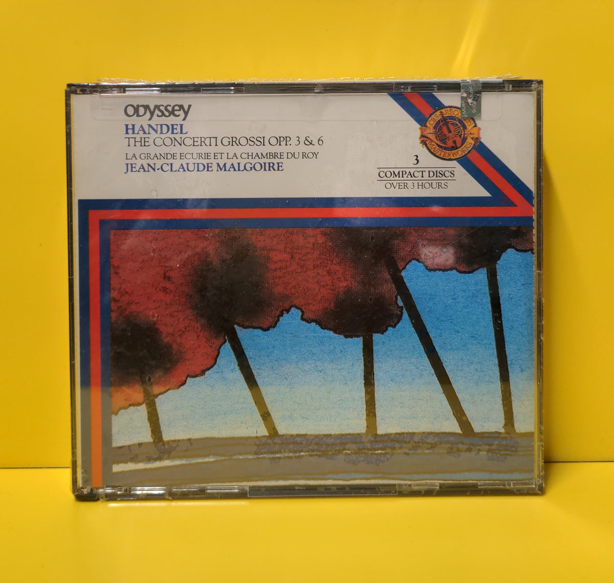 Handel, Jean-Claude Malgoire, La Grande Ecurie Et La Chambre Du Roy - The Concerti Grossi Opp. 3 & 6 - 1990 - MB3K 45824 New - Sealed - 3xCD