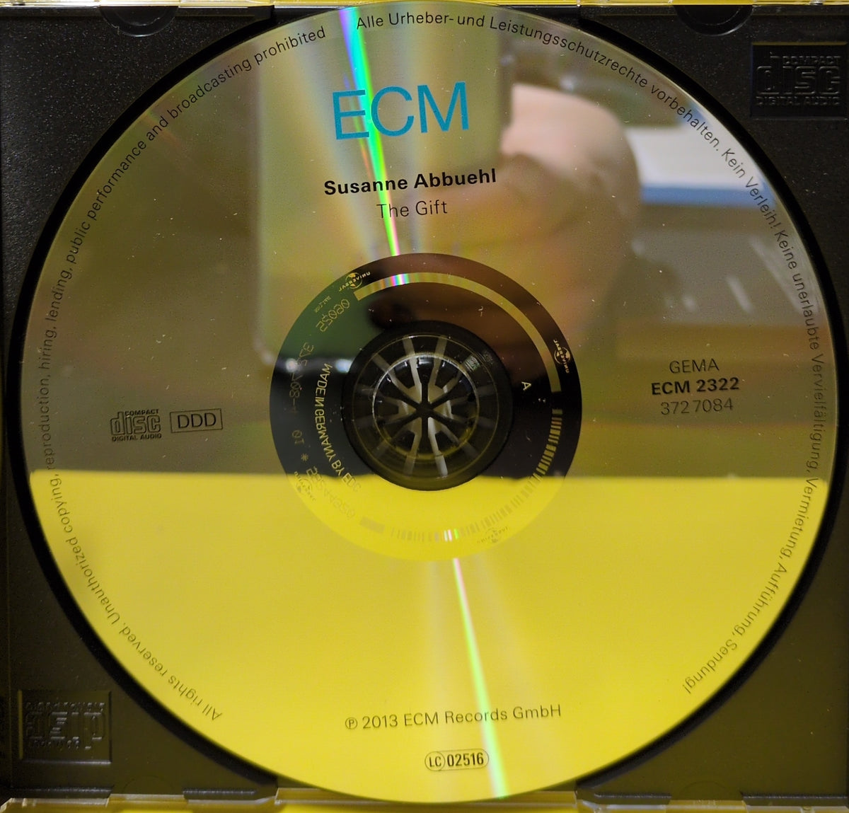 Susanne Abbuehl - The Gift - 2013 - ECM 2322 Used - EX - CDs