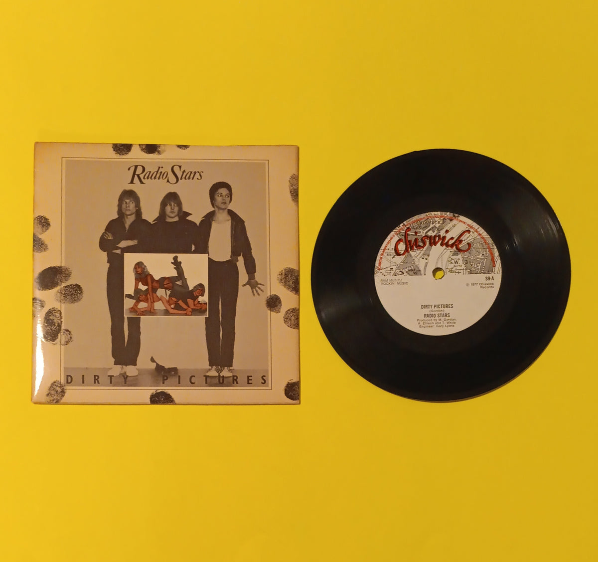Radio Stars - Dirty Pictures / Sail Away 7" - UK 1977 - S9 Used - VG++ - Vinyl