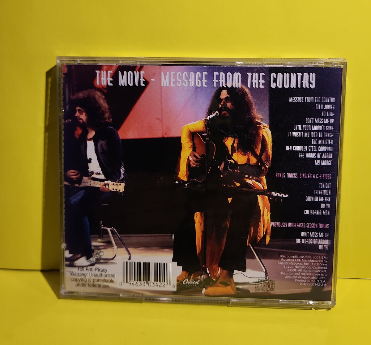The Move - Message From The Country - 2005 - 09463-30342-2-8 Used - EX - CDs