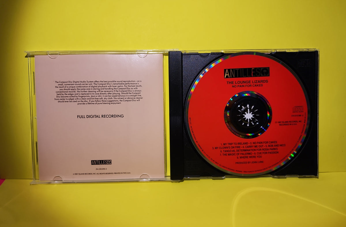 The Lounge Lizards - No Pain For Cakes - 1987 - 314-510 090-2 Used - EX - CDs