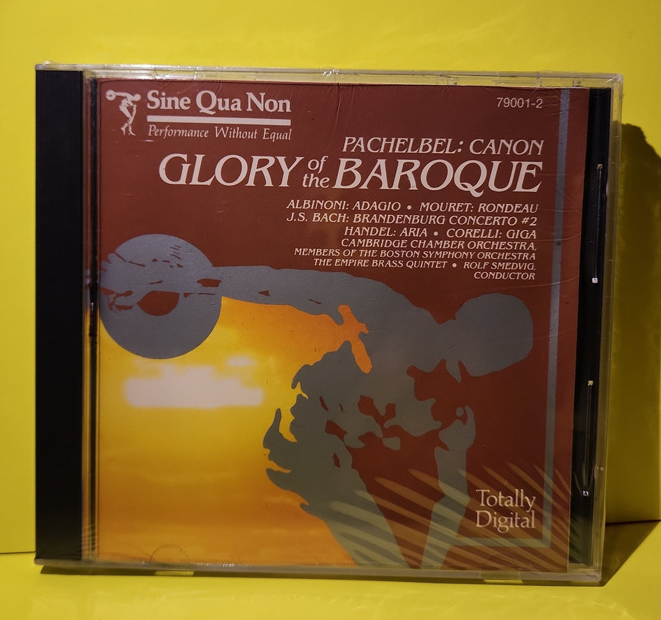 Cambridge Chamber Orchestra, The Empire Brass Quintet, Rolf Smedvig - Glory Of The Baroque - 1984 - 79001-2 New - Sealed - CDs