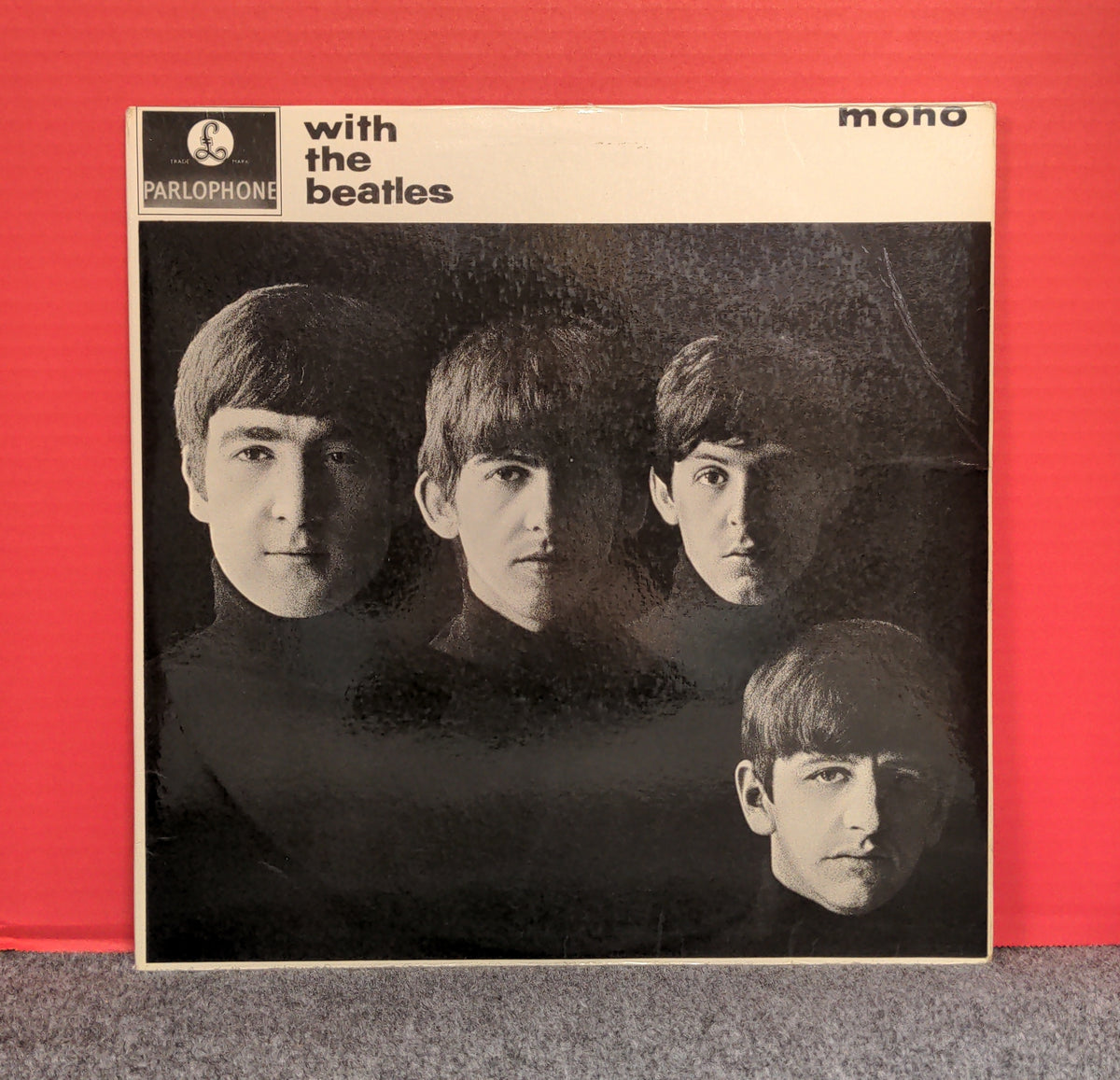 The Beatles - With The Beatles  - 1963 - PMC 1206 Used - VG++ - Vinyl - UK Import - Mono - Earnest J. Day Cover