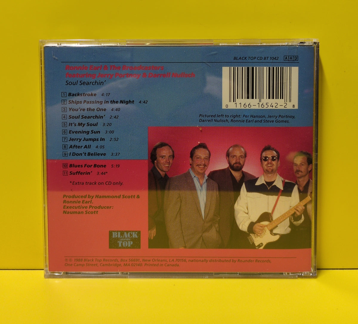 Ronnie Earl & The Broadcasters - Soul Searching - 1989 - CD BT 1042 Used - EX - CDs