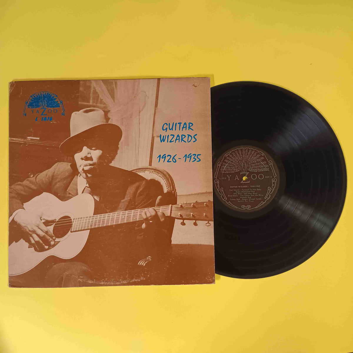 Various - Guitar Wizards 1926-1935 / OG Mono Black Label - 1969 - L-1016 Used - VG++ - Vinyl