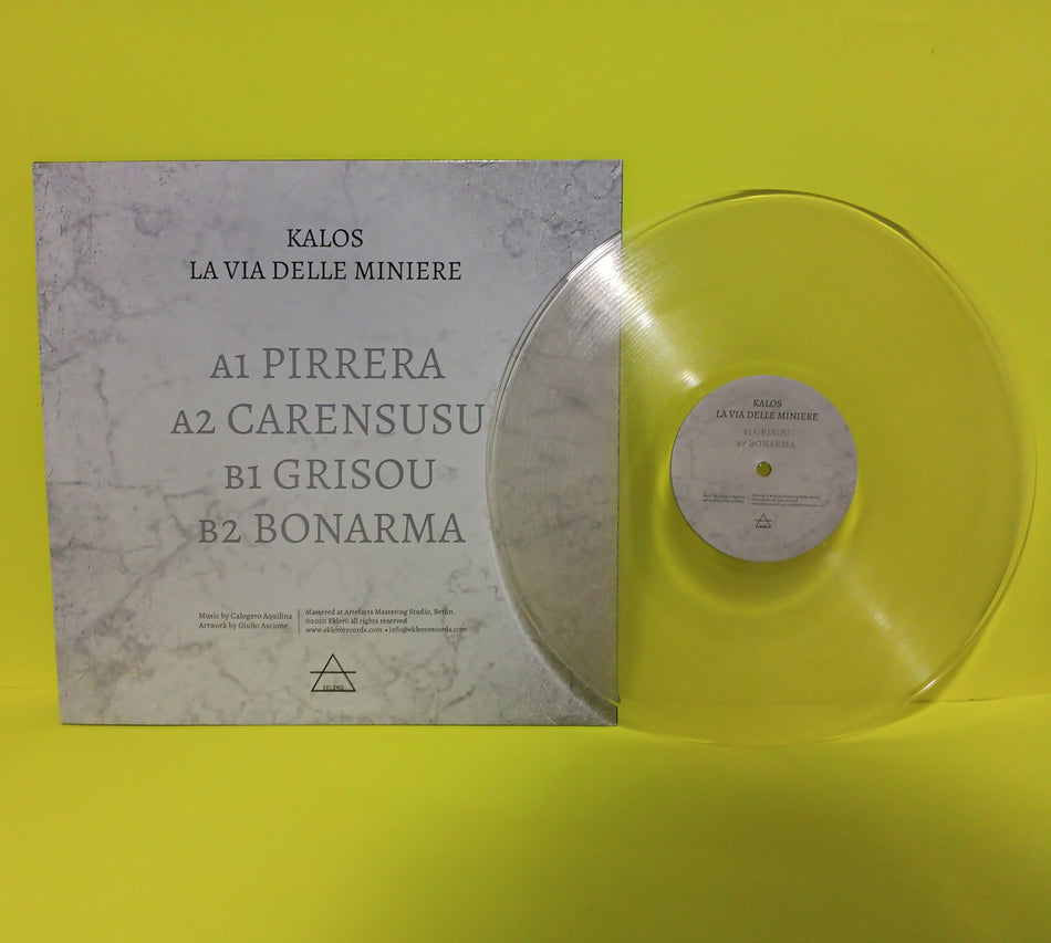 Kalos - La Via Delle Miniere (Italy Clear Vinyl) - 2020 - LKTRV003 New - EX - Vinyl