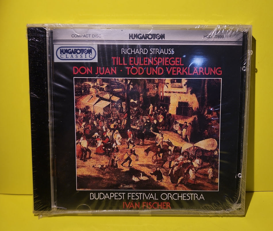 Richard Strauss, Budapest Festival Orchestra, Ivan Fisher - Till Eulenspiegel / Don Juan / Tod Und Verklarung - 1990 - HCD 12899 New - Sealed - CDs