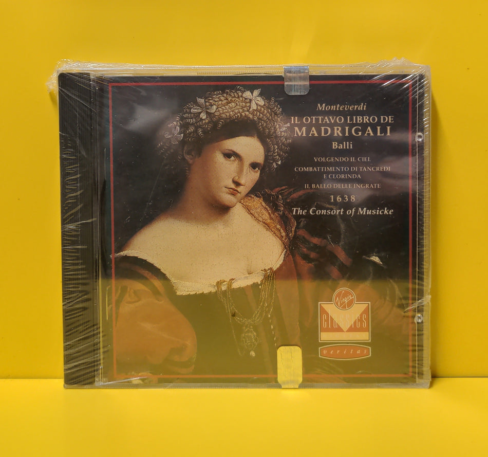 Monteverdi, The Consort Of Musicke - Il Ottavo Libro De Madrigali - 1990 - VC 7 91158-2 New - Sealed - CDs