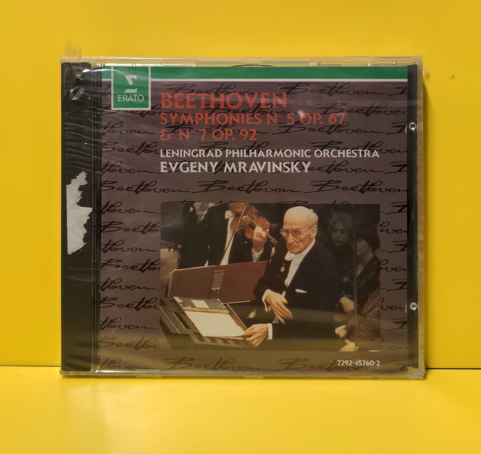 Beethoven, Evgeny Mravinsky, Leningrad Philharmonic Orchestra - Symphonie N° 5, Op. 67 & Symphonie N° 7, Op. 92 - 2292-45760-2 New - Sealed - CDs