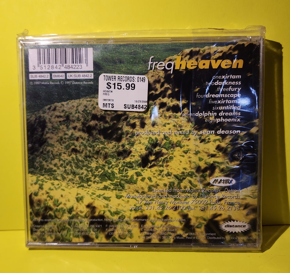 Freq - Heaven - 1997 - SUB 4842.2 New - Sealed - CDs