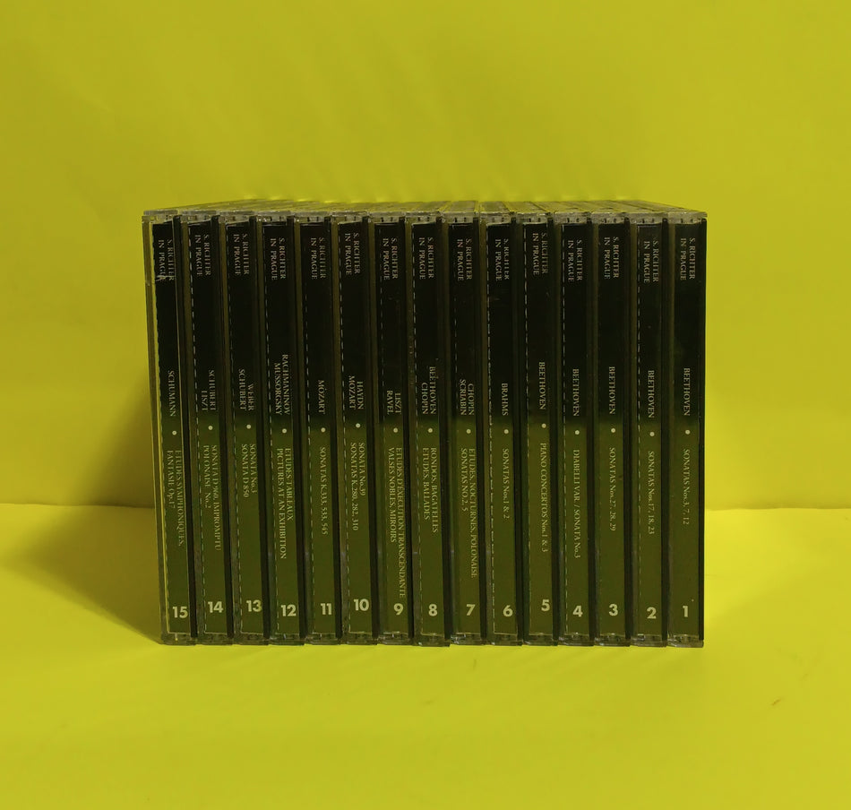 Sviatoslav Richter - In Prague 15 CD Box Set (No Box) - 1995 - CMX 354001.15 Used - EX - CDs