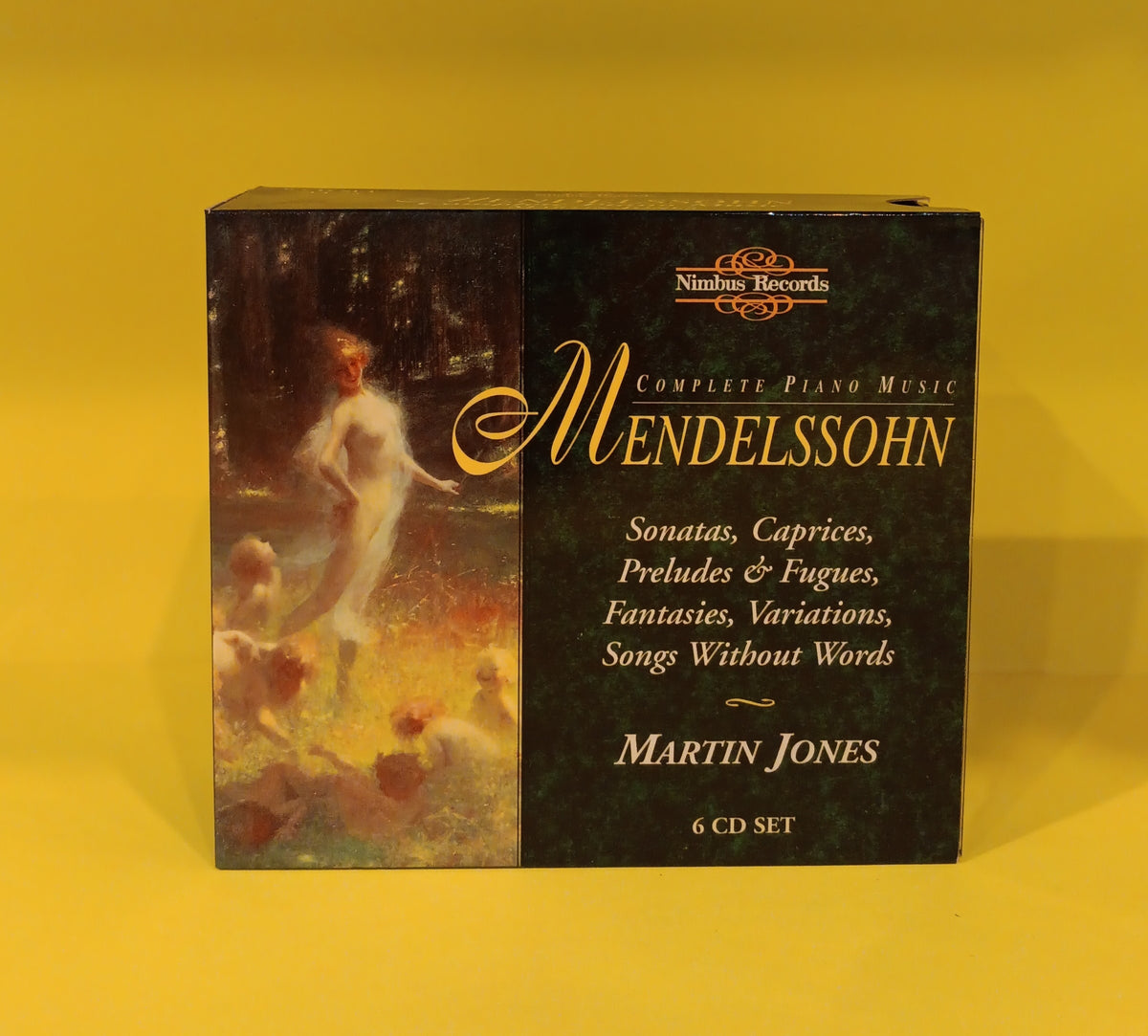 Mendelssohn: Martin Jones  - Complete Piano Music 6 CD Box Set - 1996 - NI 1772 Used - EX - CDs