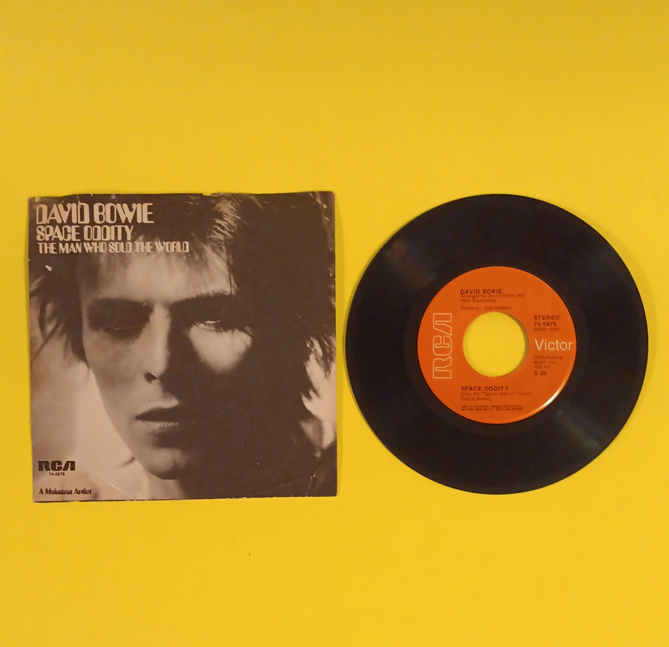 David Bowie - Space Oddity / Man Who Sold the World 7" - 1973 - 74-0876 Used - VG++ - Vinyl