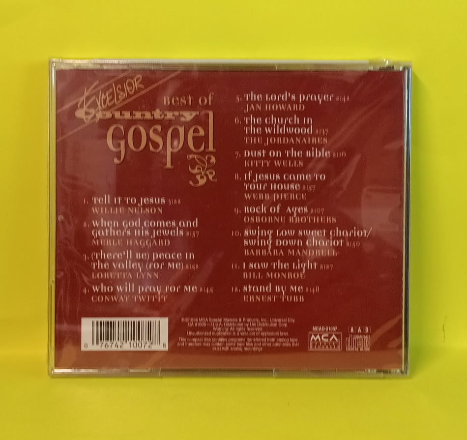 Various - Best of Country Gospel - 1996 - MCAD-21007 New - Sealed - CDs